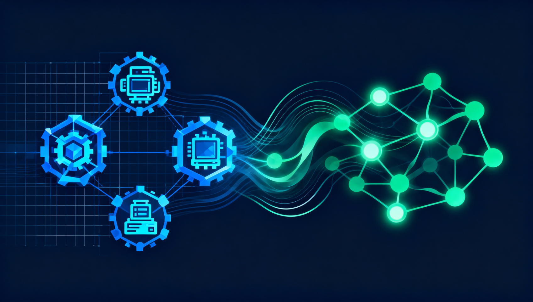 MTConnect device data transforming into an i3X semantic graph